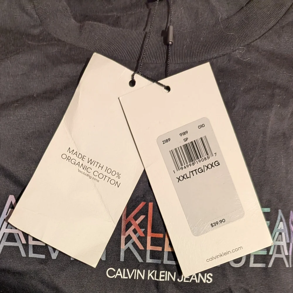 Calvin Klein Jeans Black Logo T Shirt - Size XXL NWT MSRP $39.90 - Picture 5 of 5